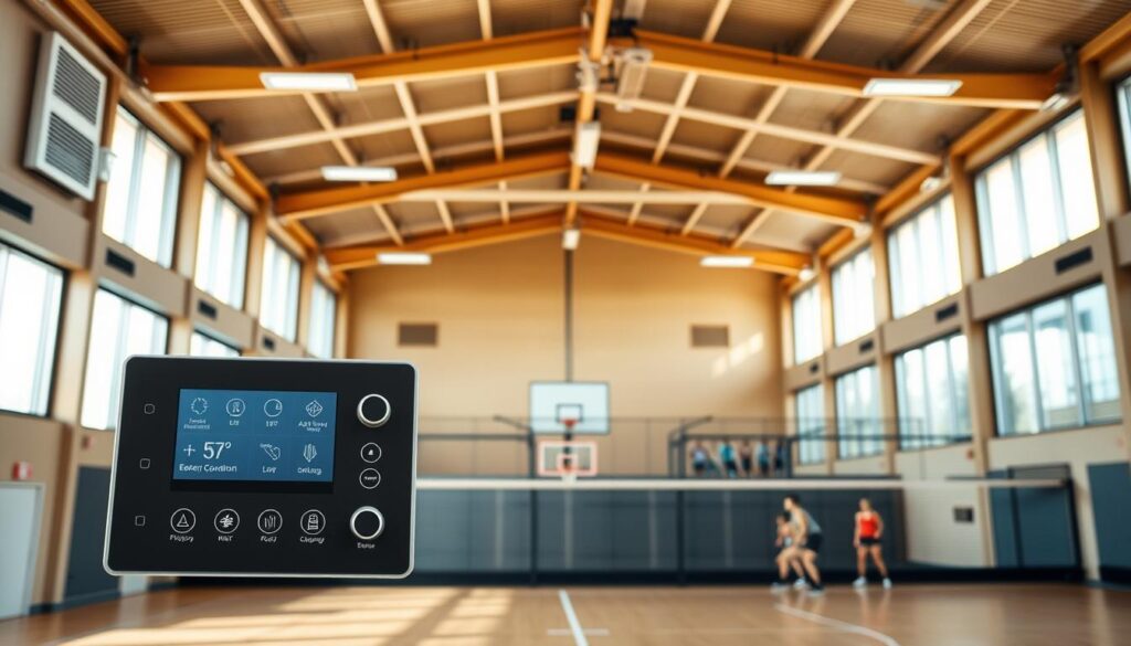 Intelligente Heizungssteuerung Sporthalle