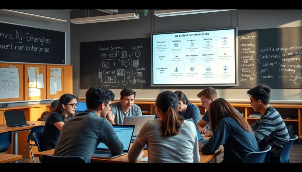 KI-Anwendungen in Schülerfirmen