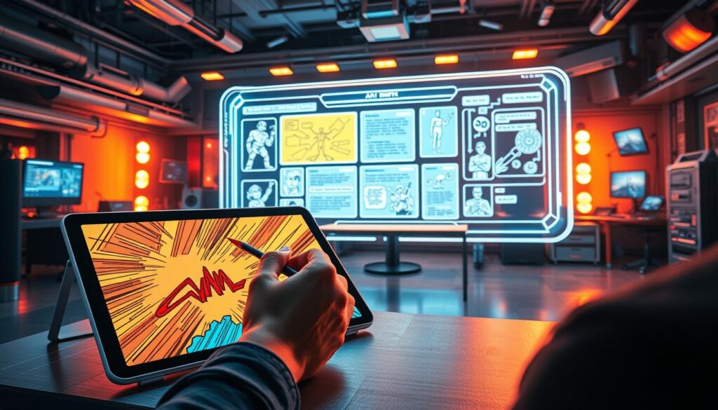 KI-Comic-Erstellung Technologie