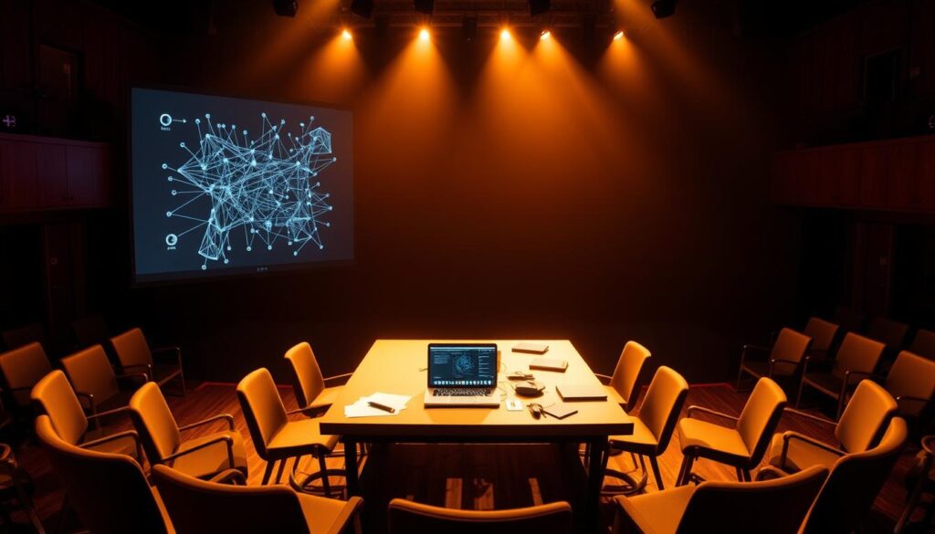 KI-Dialoggenerierung im Theater