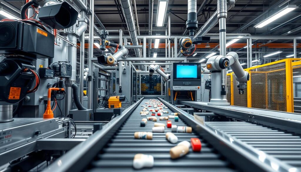 KI-Sortiersystem in Aktion KI-Sortiersystem in Aktion