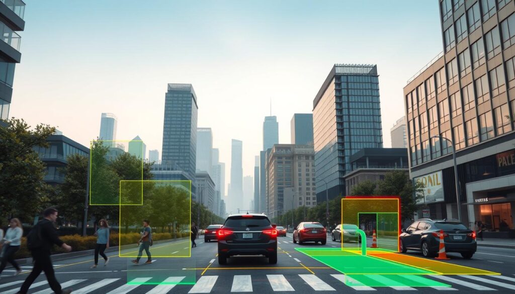 KI-Stadtplanung Hinderniserkennung