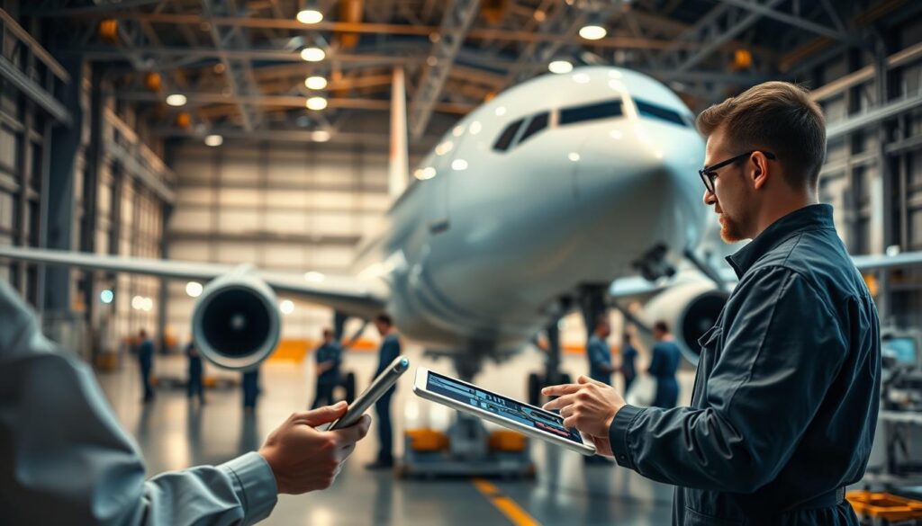 KI-Systeme Flugzeugwartung