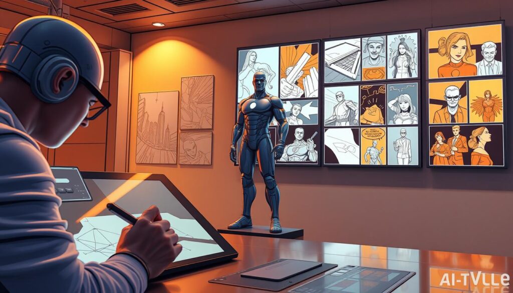 KI-Technologien in der Comic-Erstellung