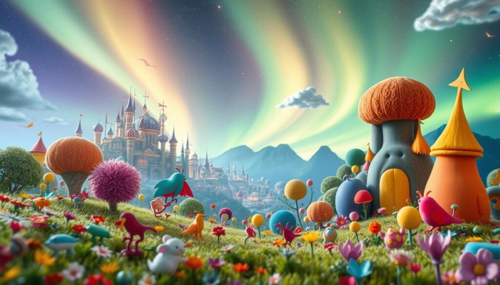 KI-generierte Fantasiebilder für Kinder