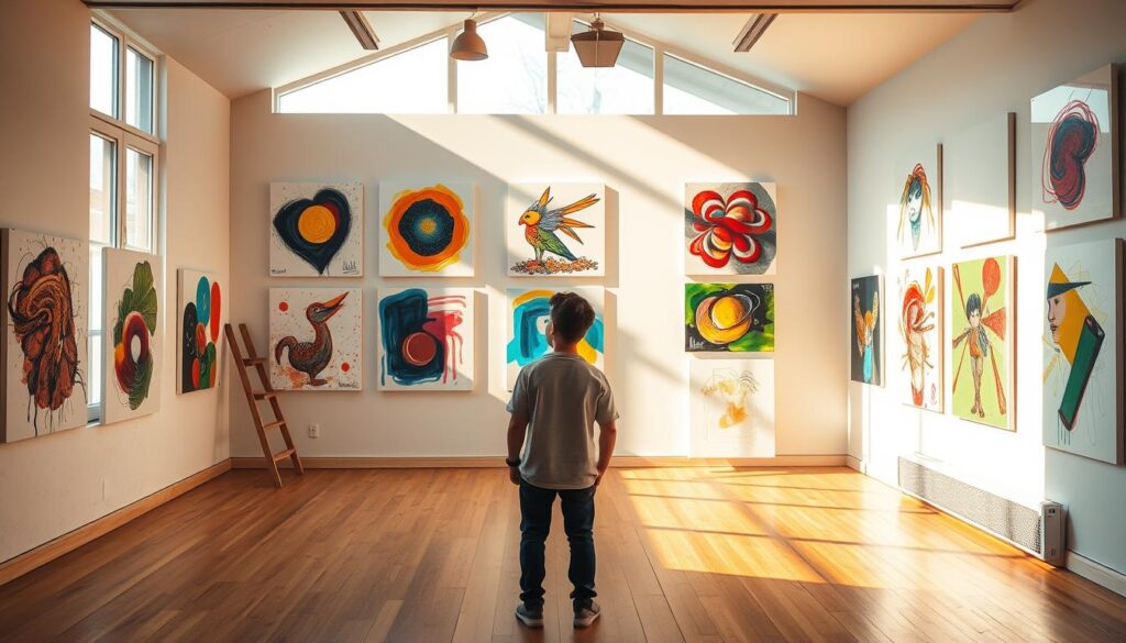KI-generierte Kunstvorlagen