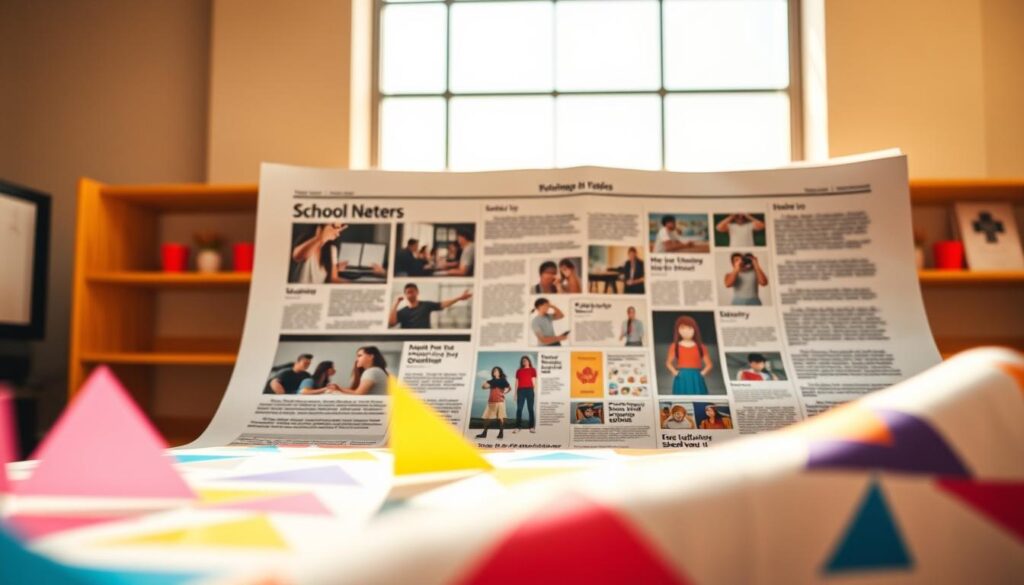 KI-generierte Layouts für Schülerzeitungen KI-generierte Layouts für Schülerzeitungen