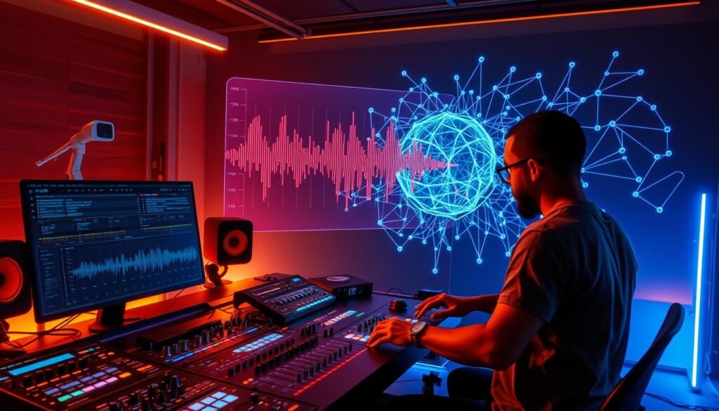 KI-generierte Musikproduktion