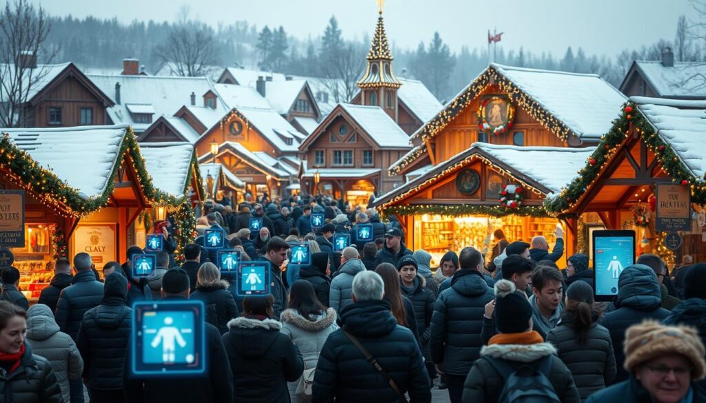 KI-gesteuerte Besucherlenkung auf Weihnachtsmärkten