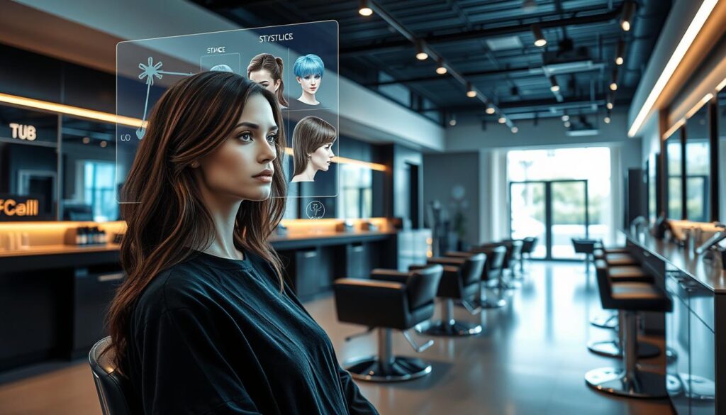 KI-gestützte Frisurenplanung Technologie