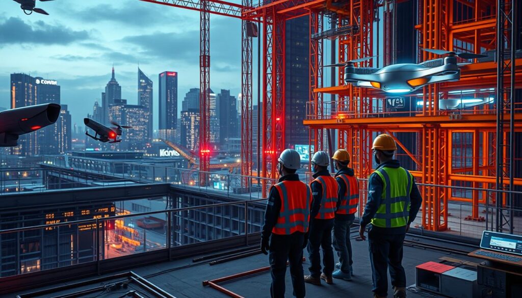 KI-gestützte Sicherheitsüberwachung auf Baustellen