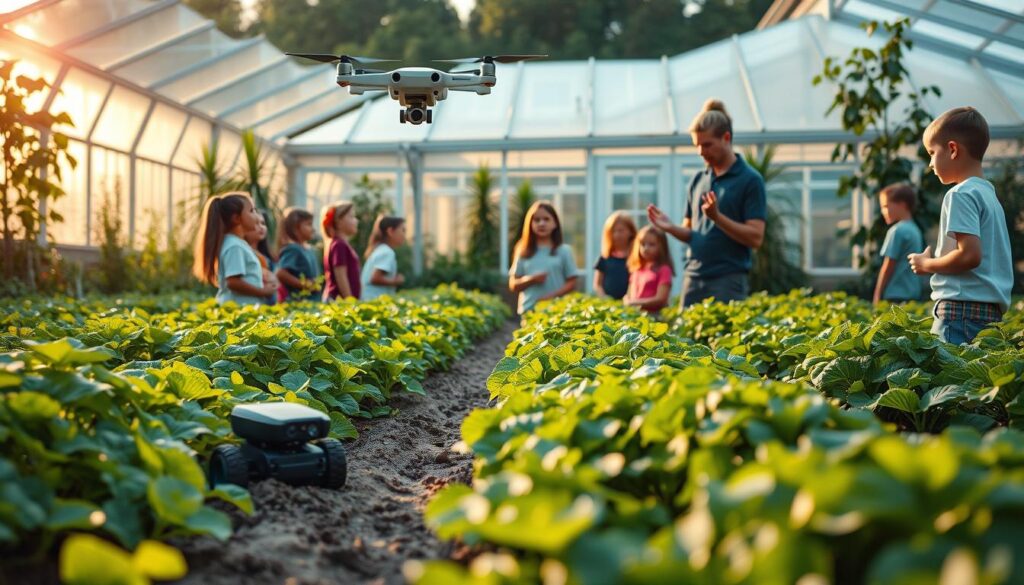 KI im Schulgarten Technologie