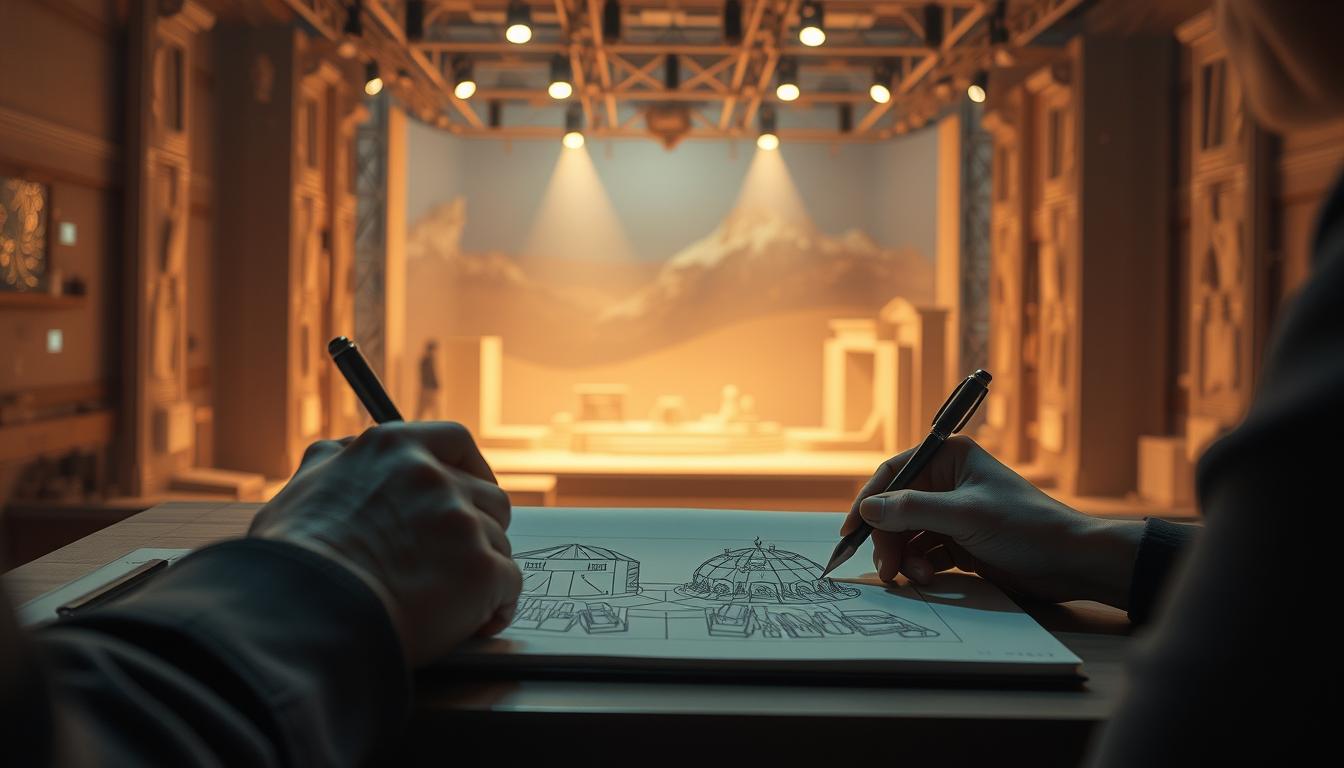 KI im Theaterstück-Storyboarding