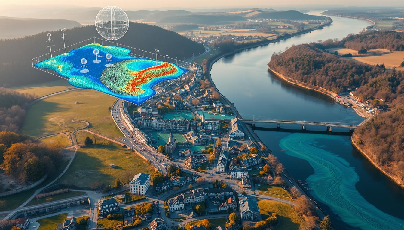 KI zur Simulation von Wasserläufen bei Starkregen