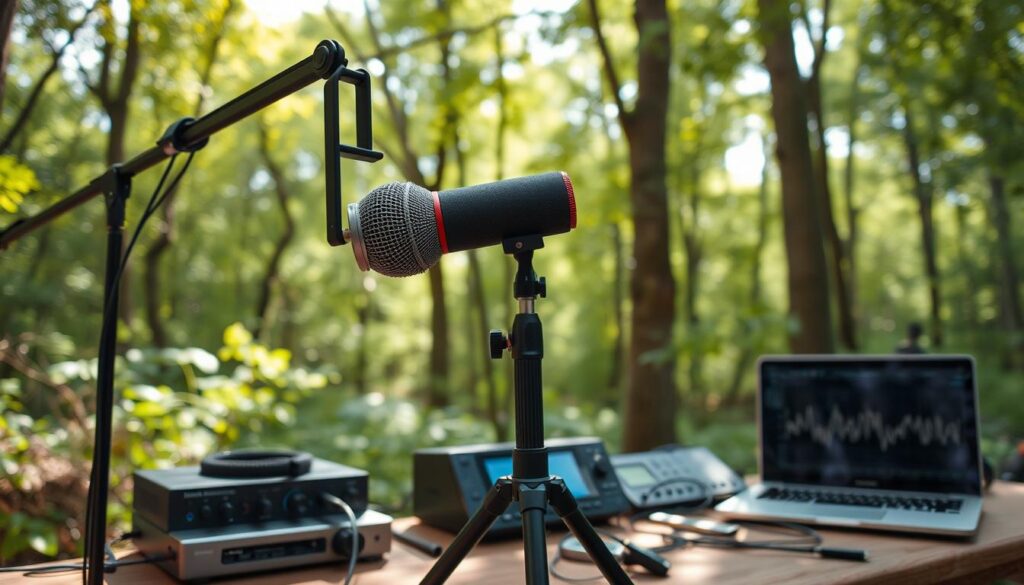 Klangaufnahmen Methodik Forschungsaufbau