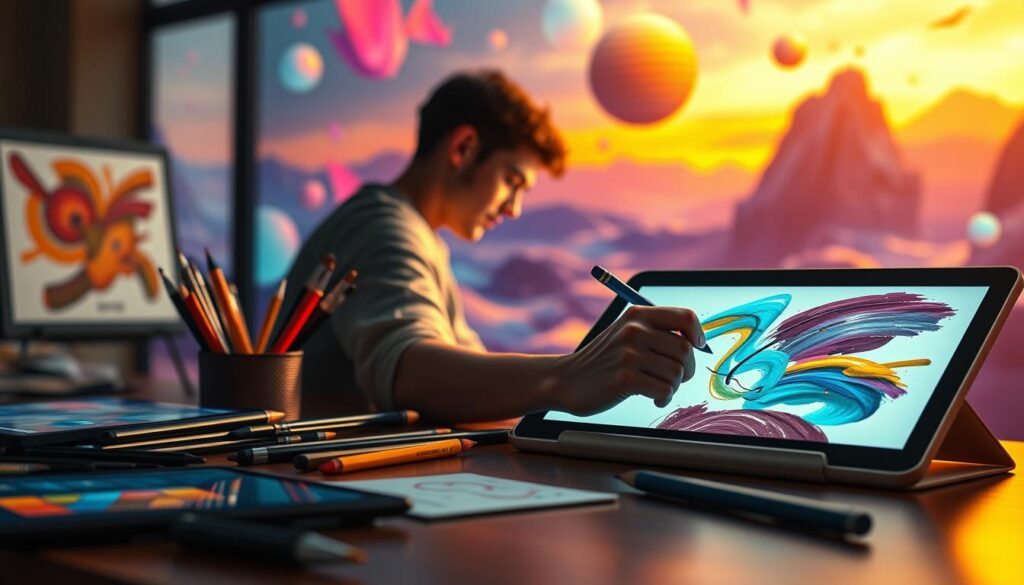 Kreative Gestaltung mit digitalen Tools