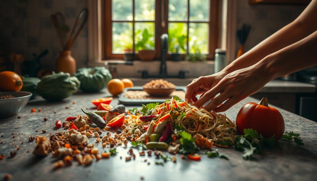 Kreative Rezeptgenerierung mit Zutatenresten