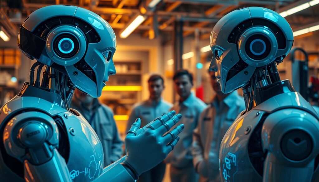 Künstliche Intelligenz Roboter-Interaktionen