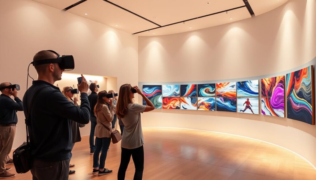 Kunstgalerie digitales Besuchererlebnis
