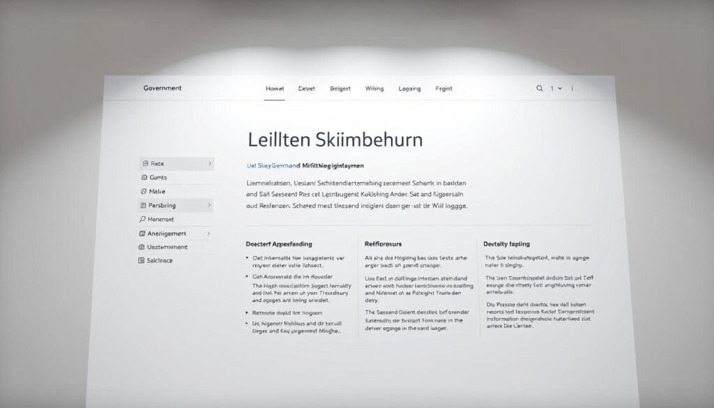 Leichte Sprache Behördenwebseiten