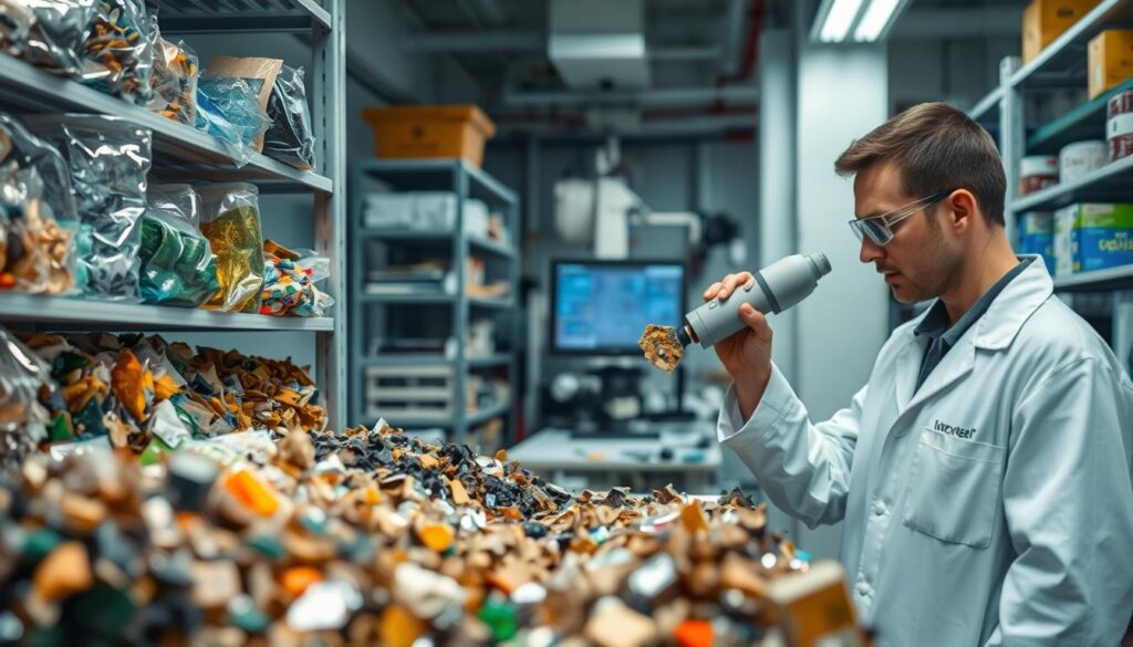 Materialklassifizierung im Recycling