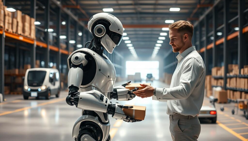 Mensch-Roboter-Kollaboration in Logistik Mensch-Roboter-Kollaboration in Logistik