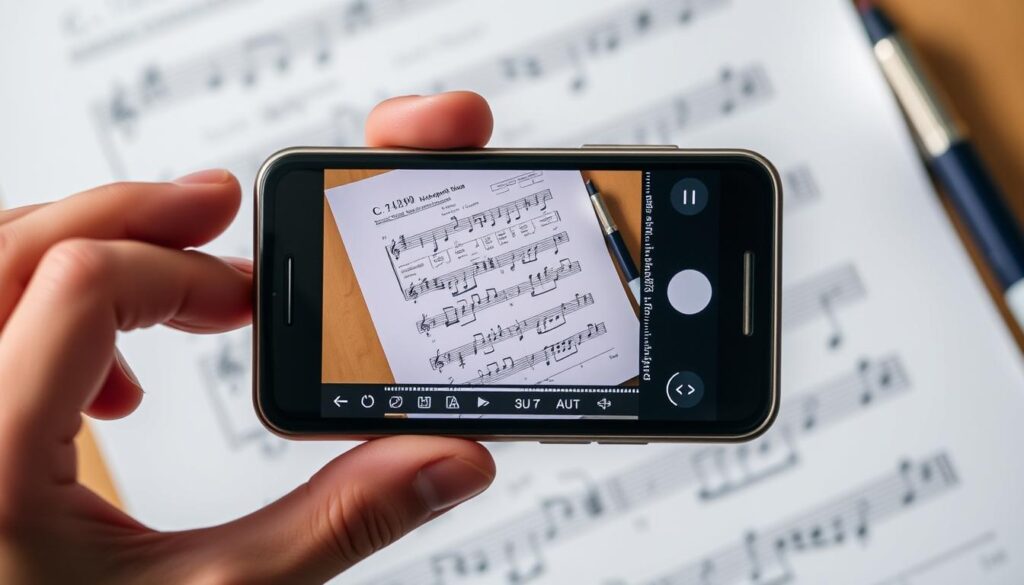 Mobile Notenerkennung mit Smartphone