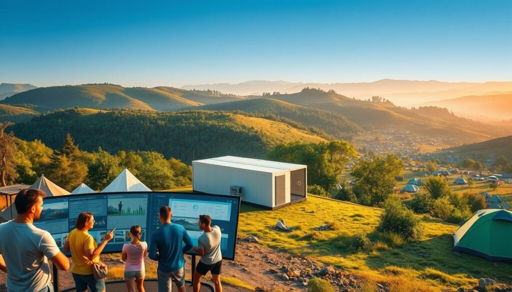 Praxiseinsatz intelligenter Campinglösungen