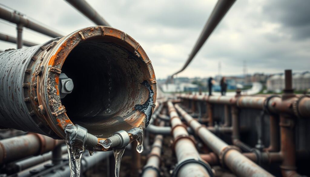 Probleme in der Wasserinfrastruktur