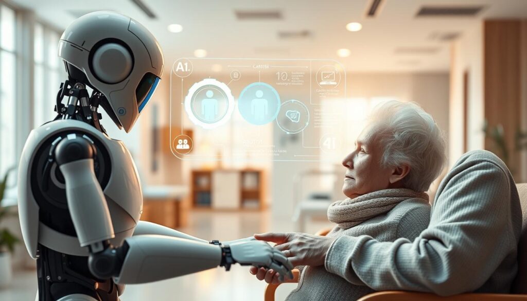 Roboter und KI Synergie Pflege