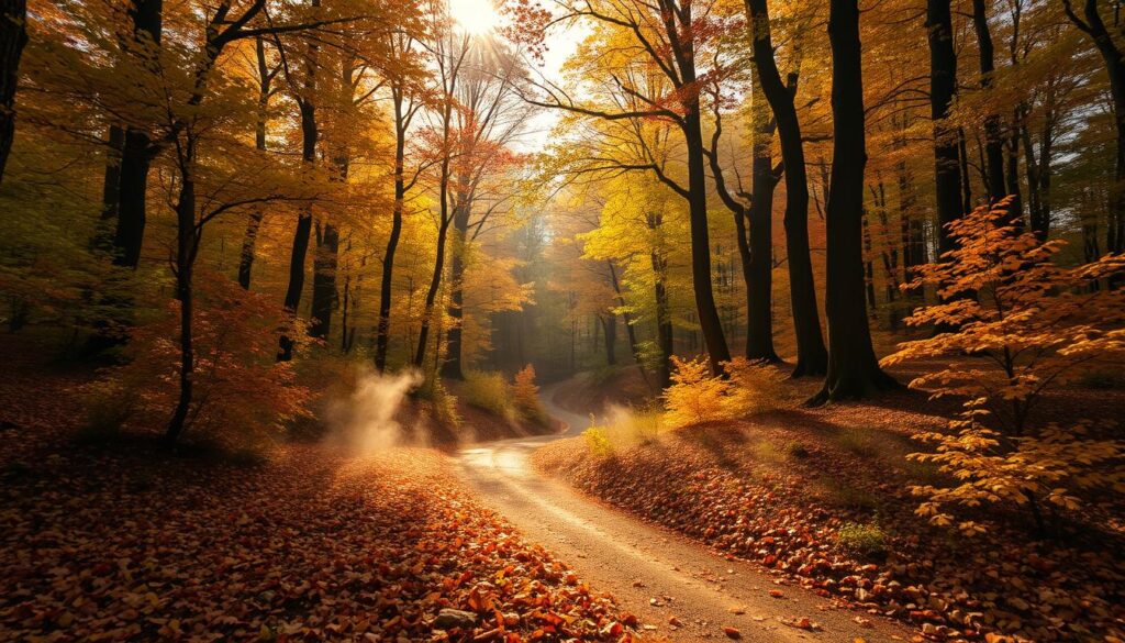 Saisonale Vegetationsveränderungen