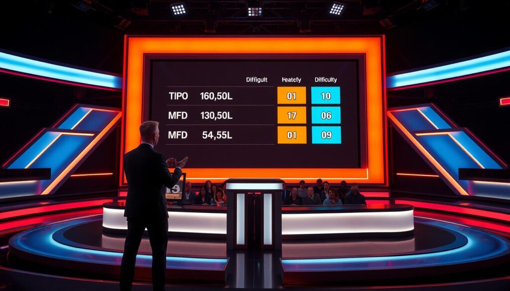 Schwierigkeitsgraduierung in Quizshows