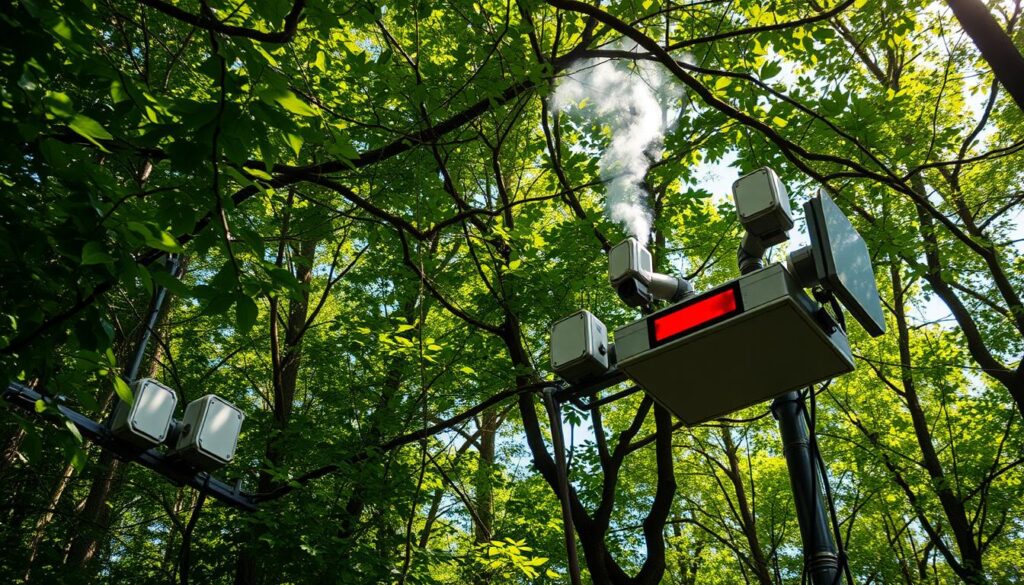 Sensorik in der Waldbranderkennung