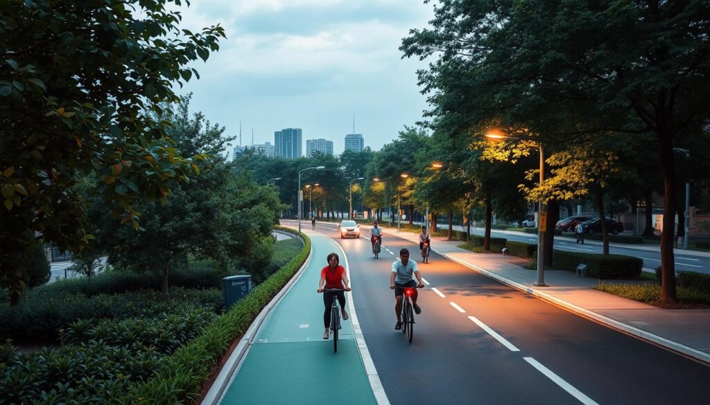 Sicherheitsoptimierte Radwege