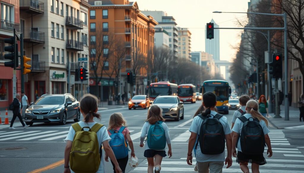 Städtische Schulwegsicherheit