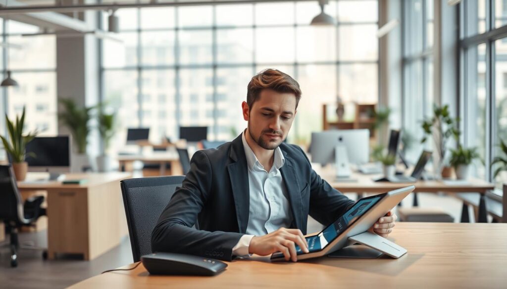 Telefonassistent in Aktion