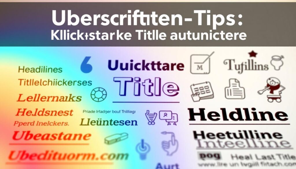 Überschriften-Tipps