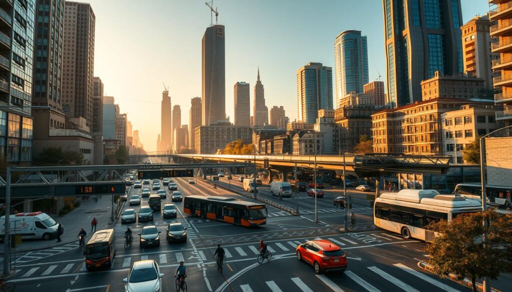 Urbane Verkehrsprobleme und Lösungen