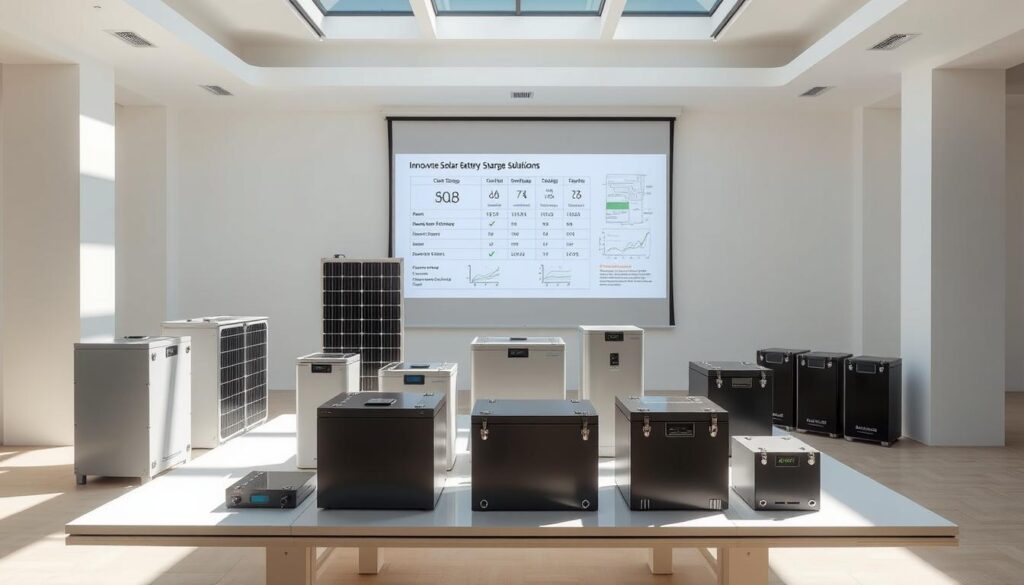 Vergleich Solarspeicherlösungen