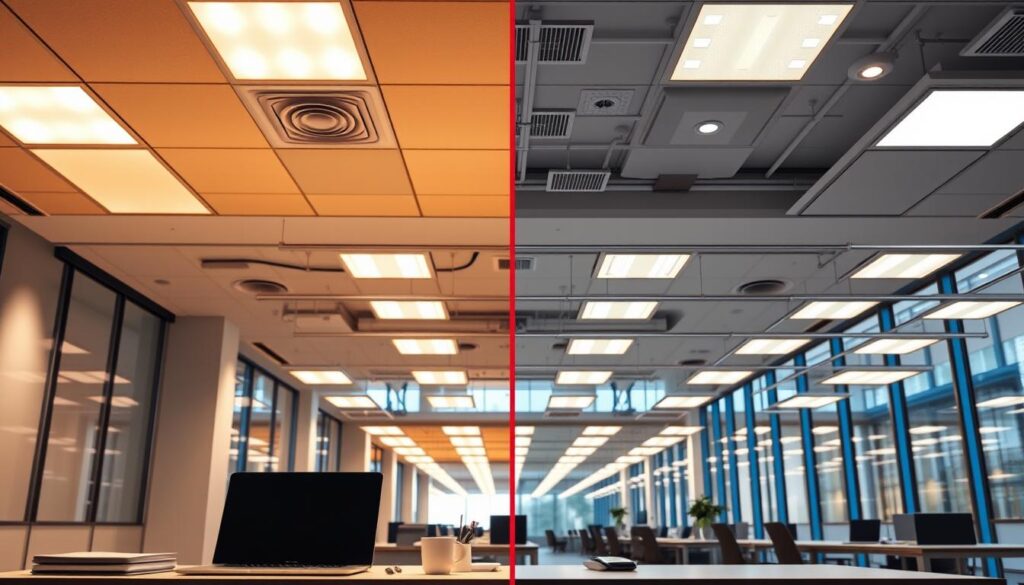 Vergleich traditioneller und intelligenter Lichtsysteme