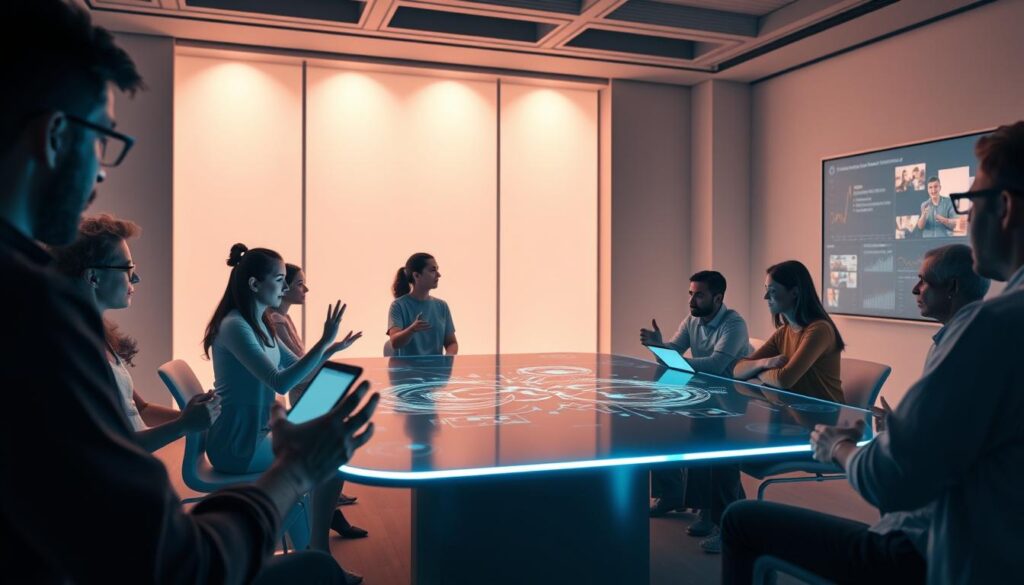 Virtuelle Lerngruppen Interaktion