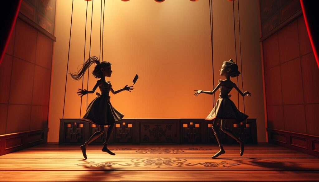 Virtuelles Puppentheater KI-Technologie