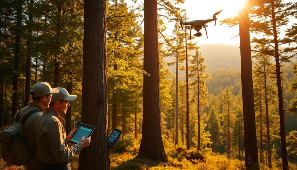 Waldgesundheitscheck mit digitalen Tools