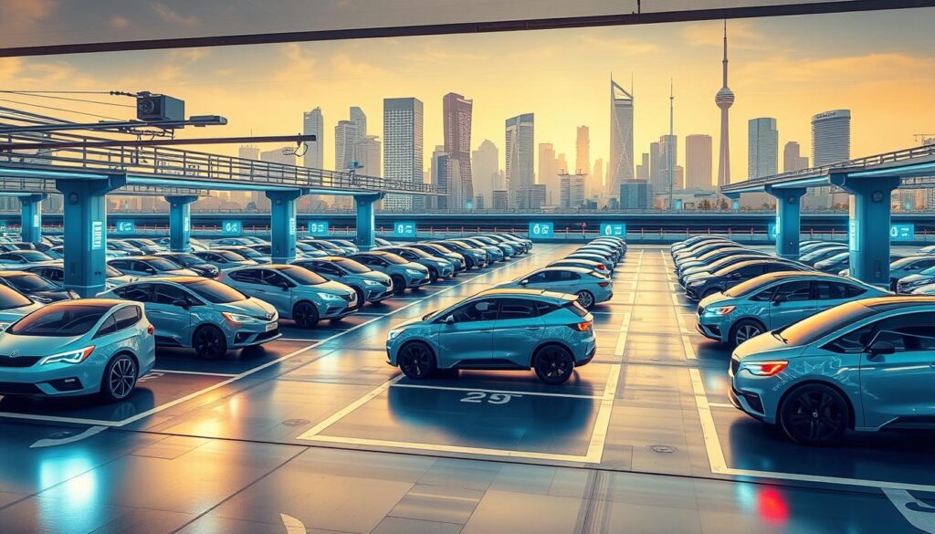 Zukünftige Parkraumlösungen durch Technologie