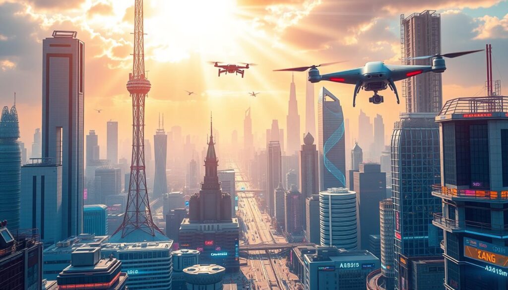 Zukunftstechnologien Sicherheit 5G IoT Drohnen
