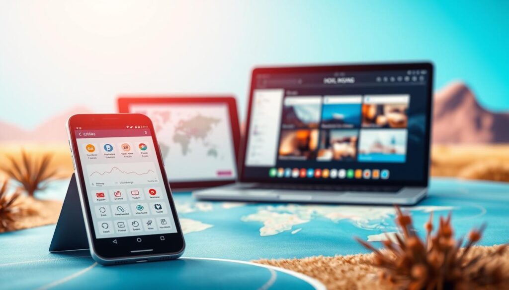 digitale Tools Reiseplanung