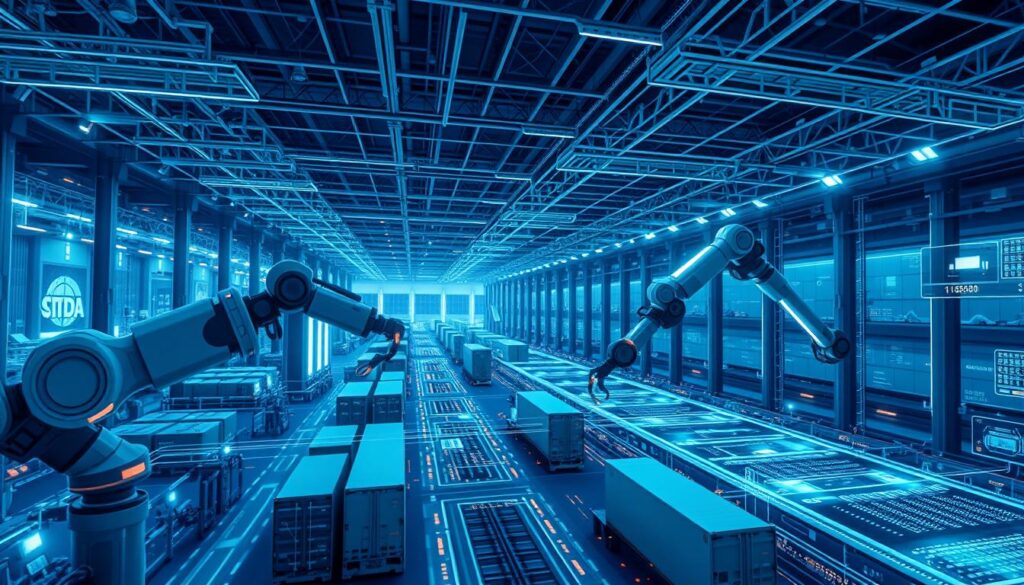 digitale Vernetzung Logistik