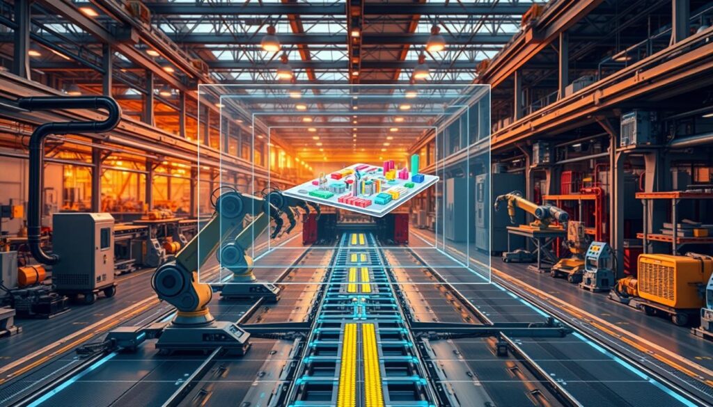 digitale Zwillinge Produktionssimulation
