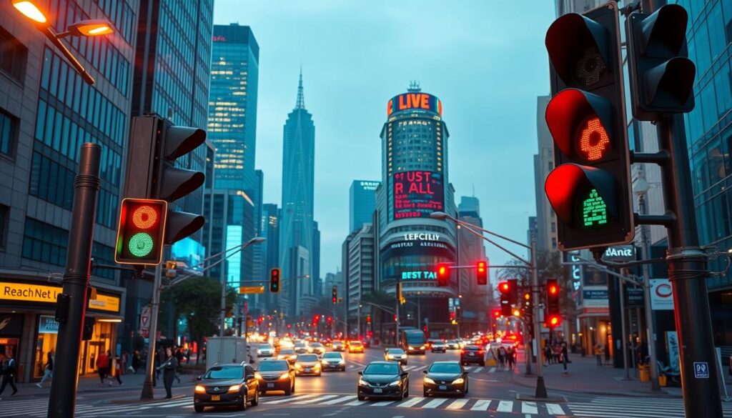 intelligente Ampelsysteme in Städten