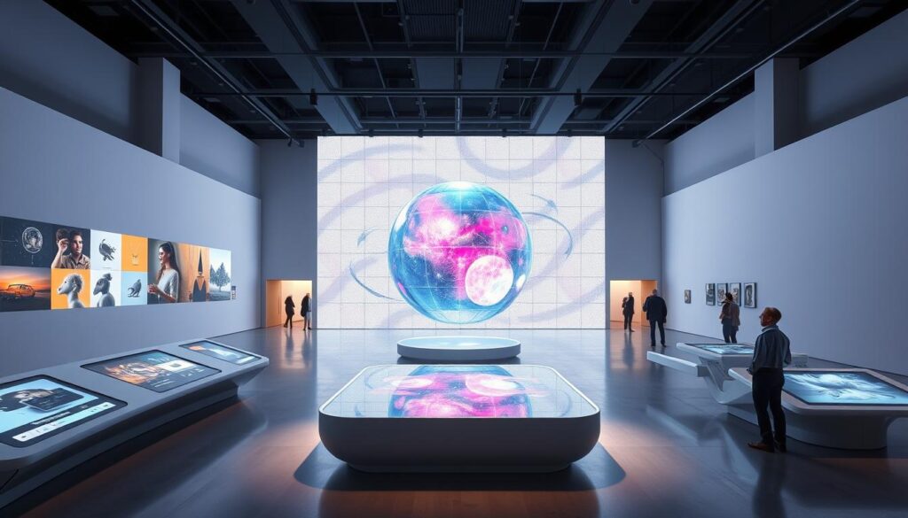 moderne Ausstellungstechnologie